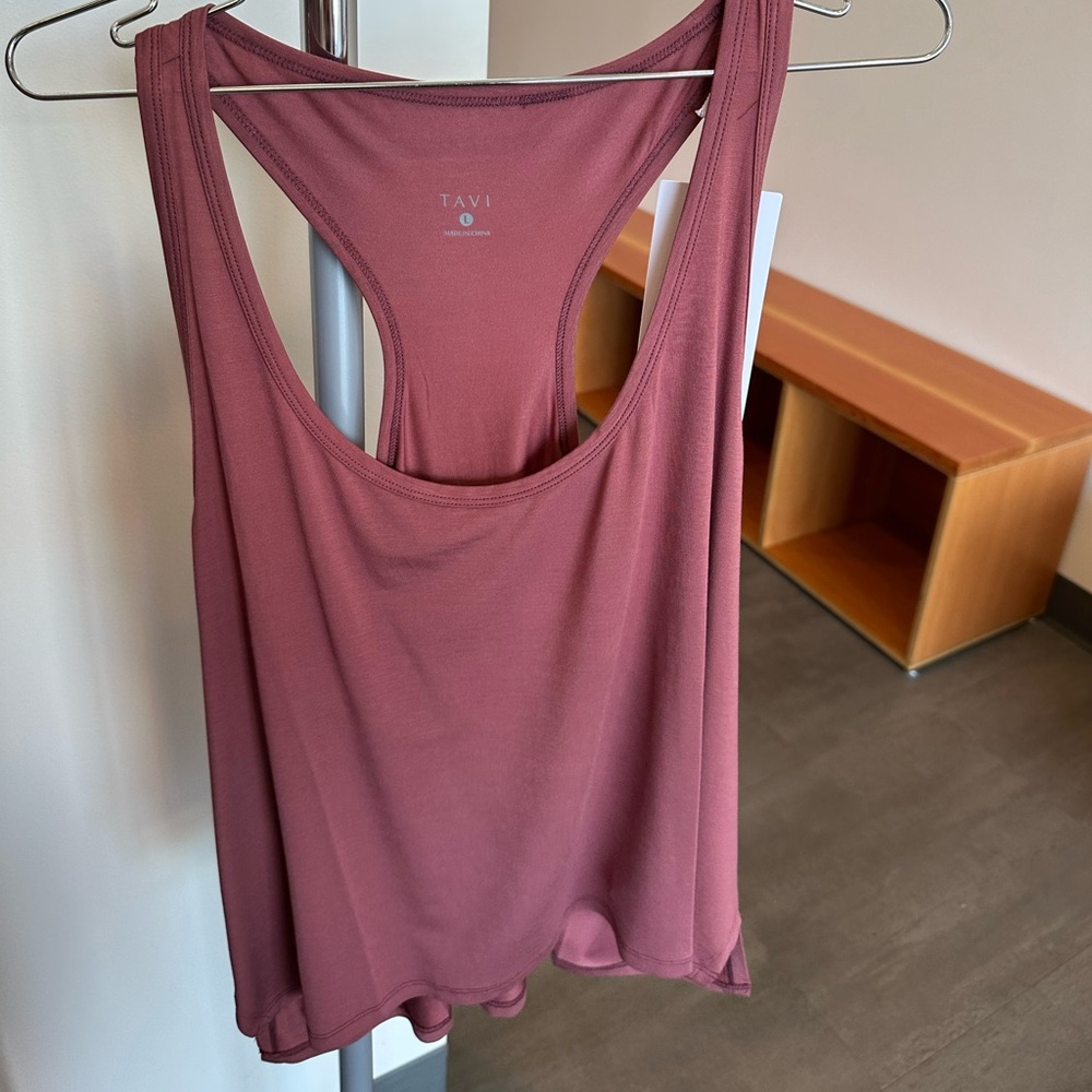 Tavi Mauve Racerback Tank Top